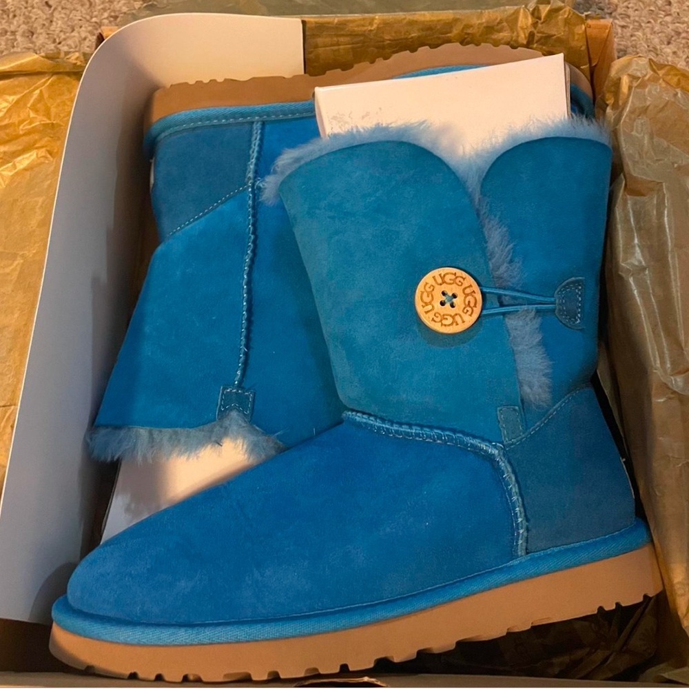 UGG Blue Suede Boots